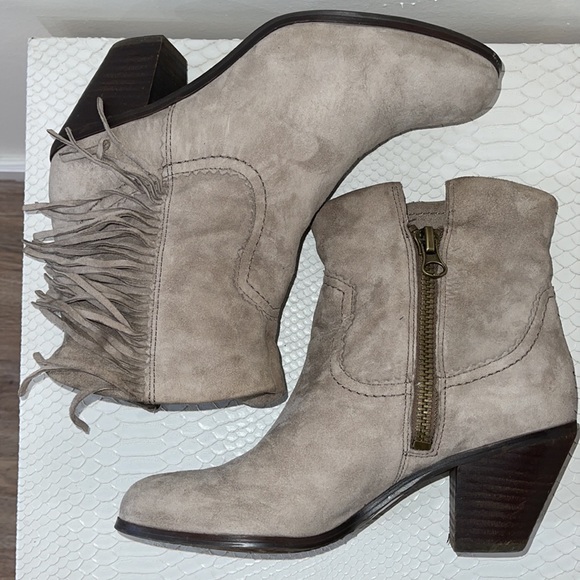 Sam Edelman fringe Ankle Boots - Picture 2 of 5